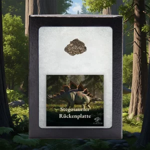 Echtes Dinosaurierfossil eines Stegosaurus